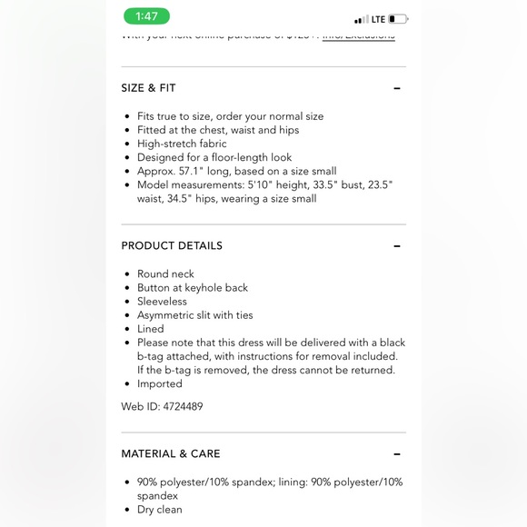 BRAND NEW MOTHER OF ALL NELA DRESS - Picture 5 of 6